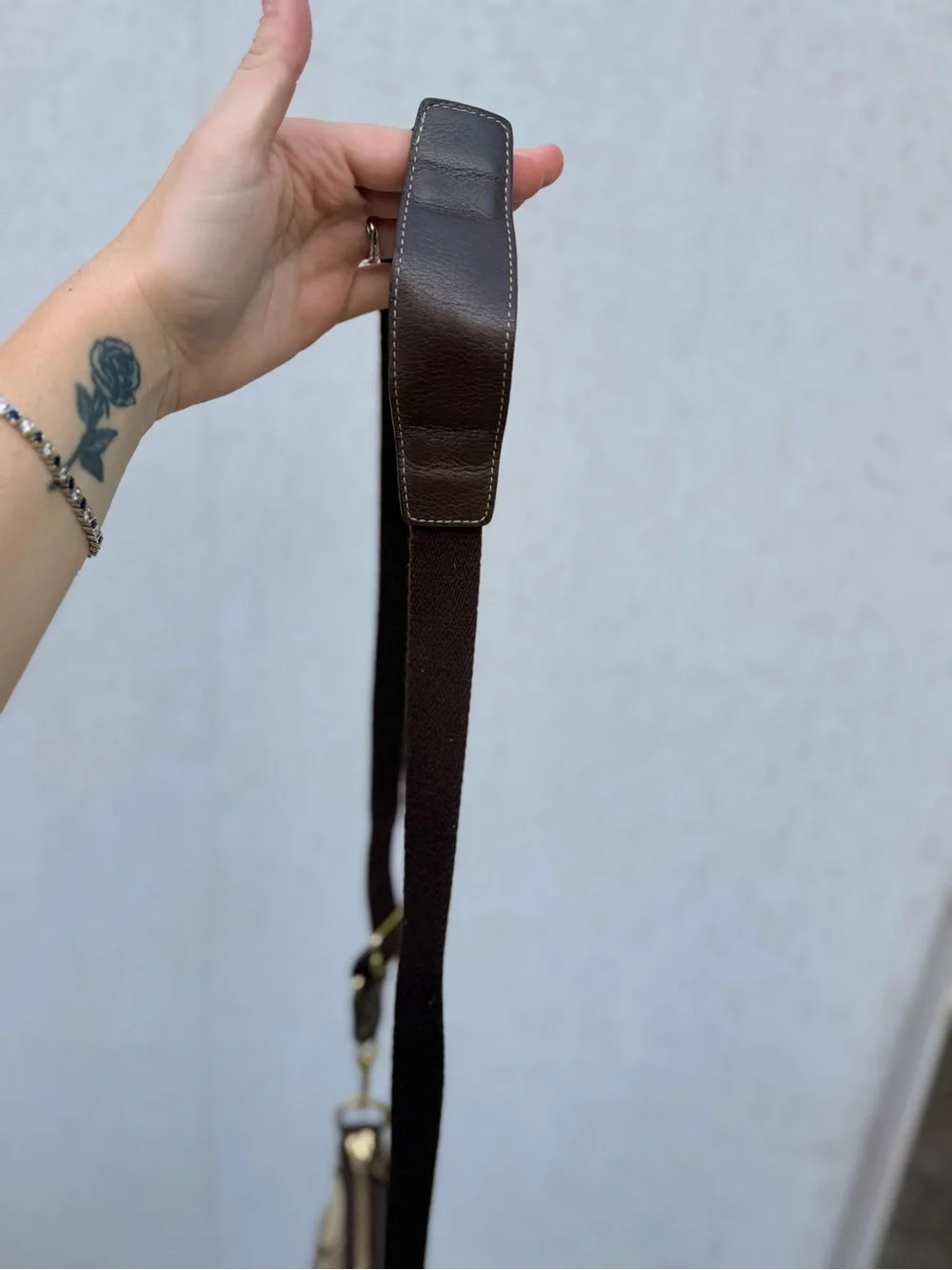 Authentic Coach patchwork crossbody satchel bag